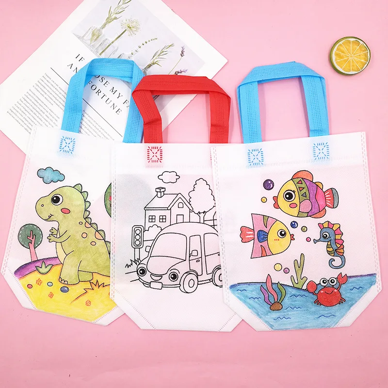 Art Craft Event - Sacs à colorier de dessin animé