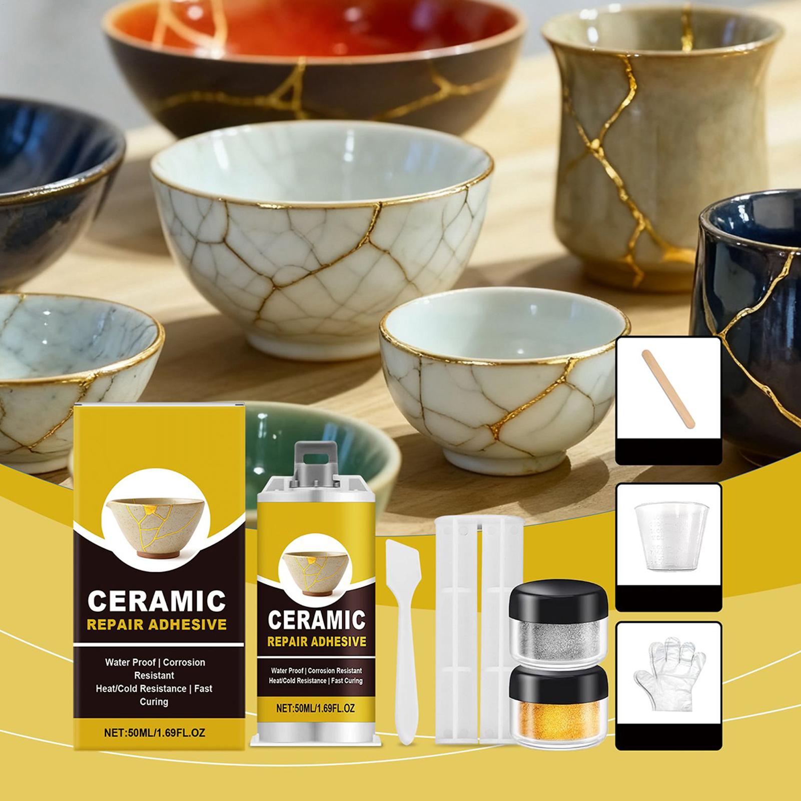 Art Craft Workshop - Kit de réparation Kintsugi, colle céramique