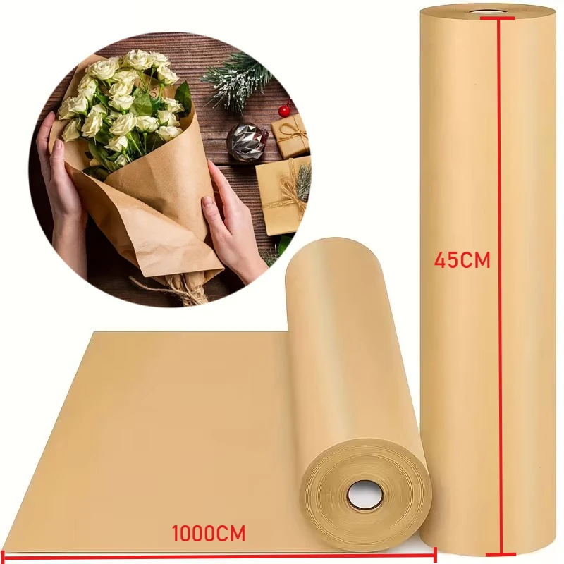 Art Craft Items - Rouleau de papier kraft brun 45CM*1000CM