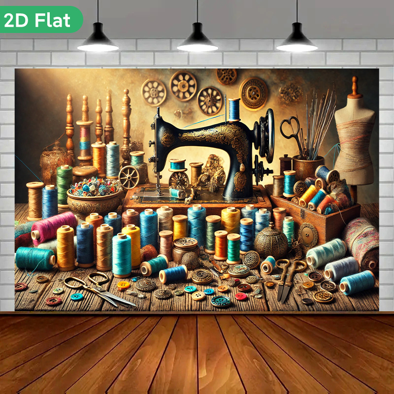 Art Craft Workshop - Tapisserie Murale Vintage Rétro Atelier de