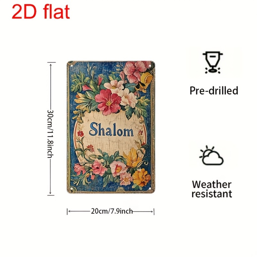 Art & Craft Paper Ideas - CIFBUY Art mural en aluminium Shalom