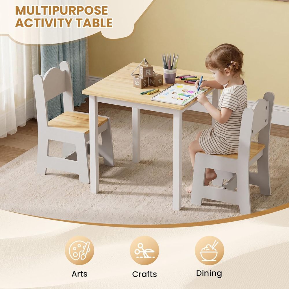 Table et 2 chaises pour enfant - Art And Craft For Nursery avis et prix