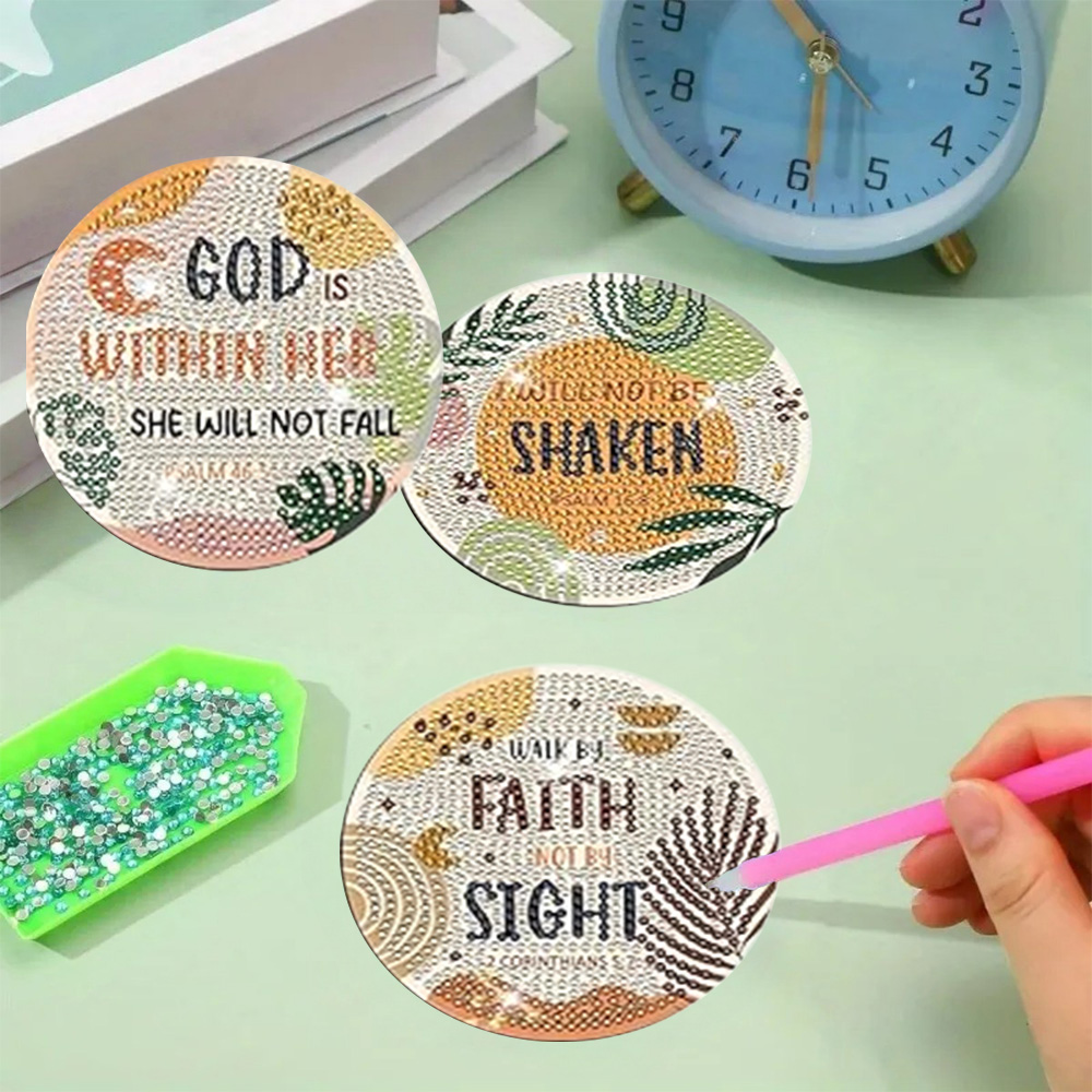Kit de 8 sous-verres à peindre - Art Craft And Design avis et prix