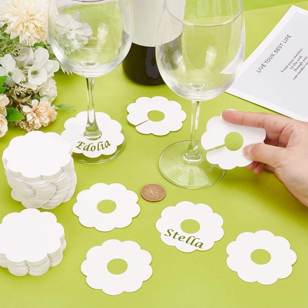 Marqueurs de verres à vin en p - Art Craft Items avis et prix