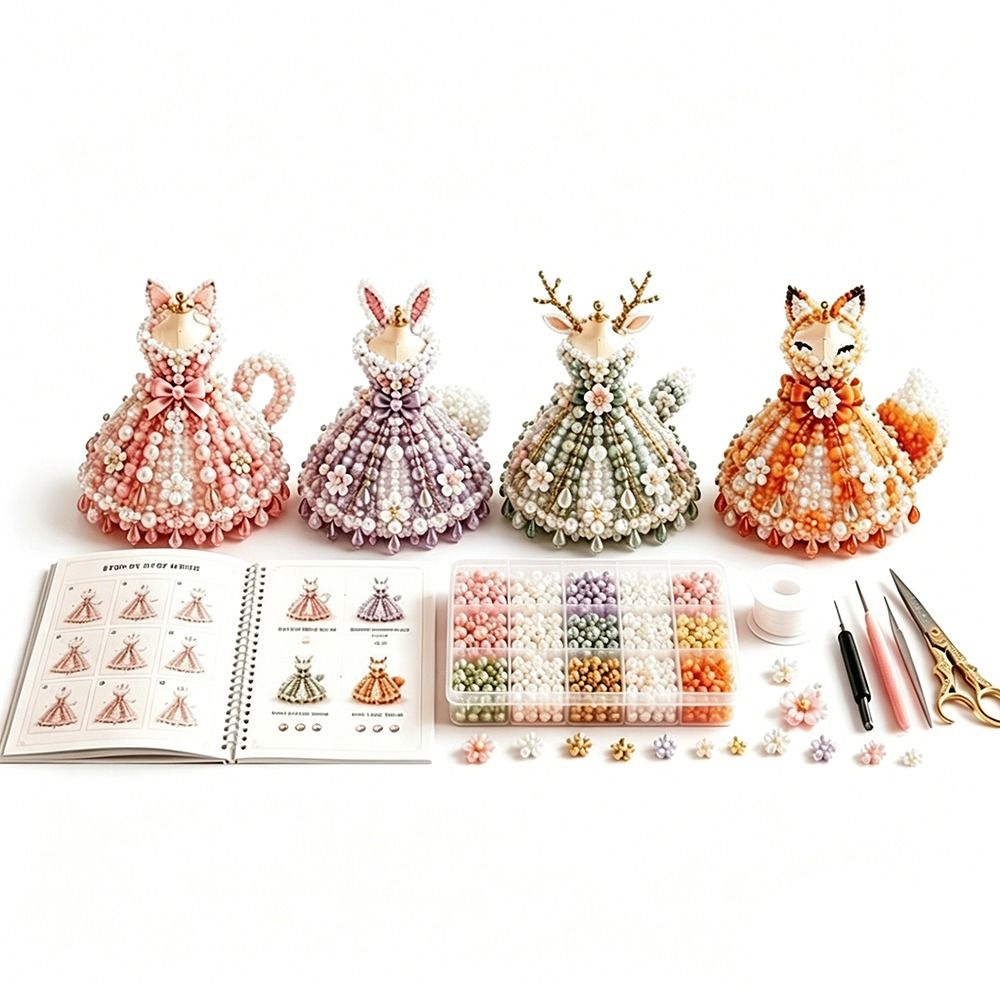 Kit de perles 3D miniatures po - Art Craft And Design avis et prix