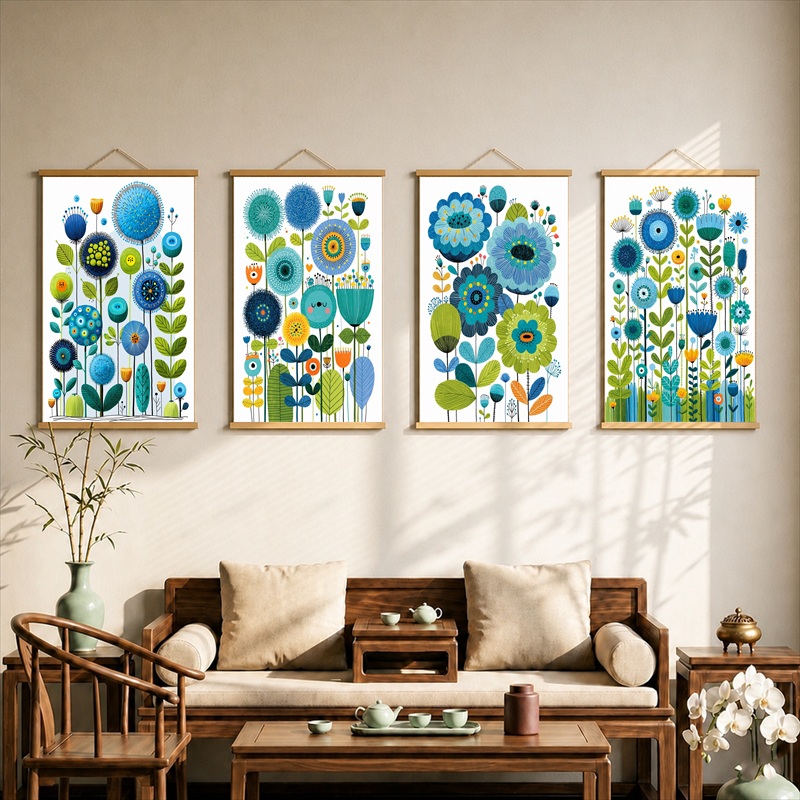 Décorations murales : Fleurs f - Art Craft Workshop avis et prix