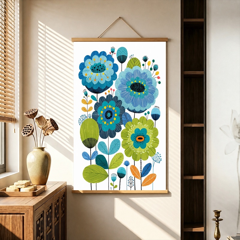 Décorations murales : Fleurs f - Art Craft Workshop avis et prix