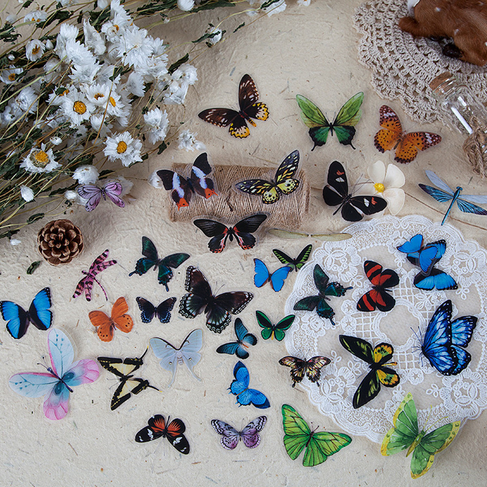 Autocollants papillon en PET,  - Art Craft Items avis et prix