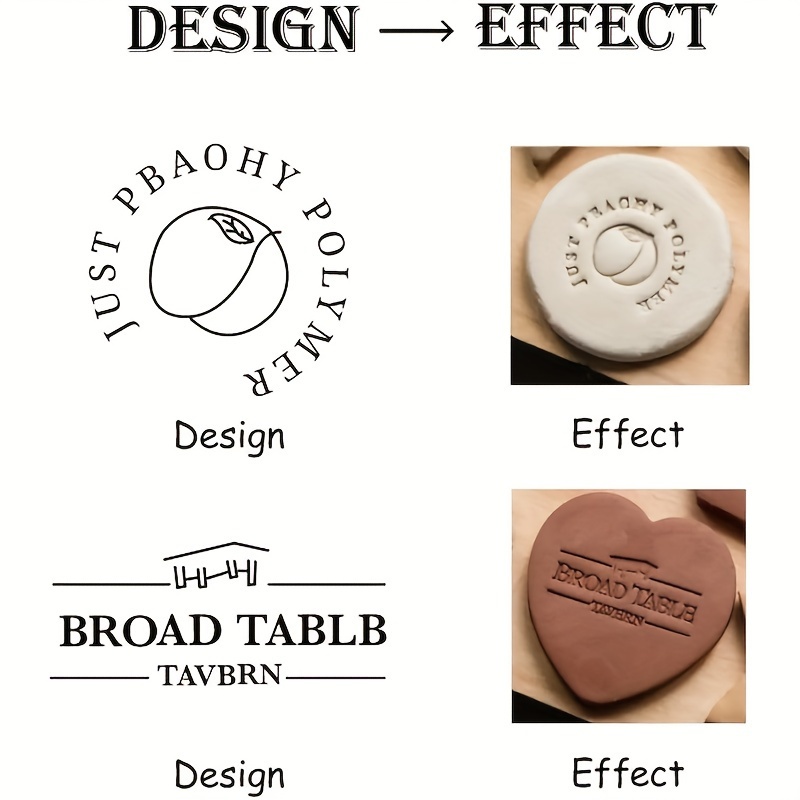 Timbres en poterie personnalis - Art Craft Logo Design avis et prix